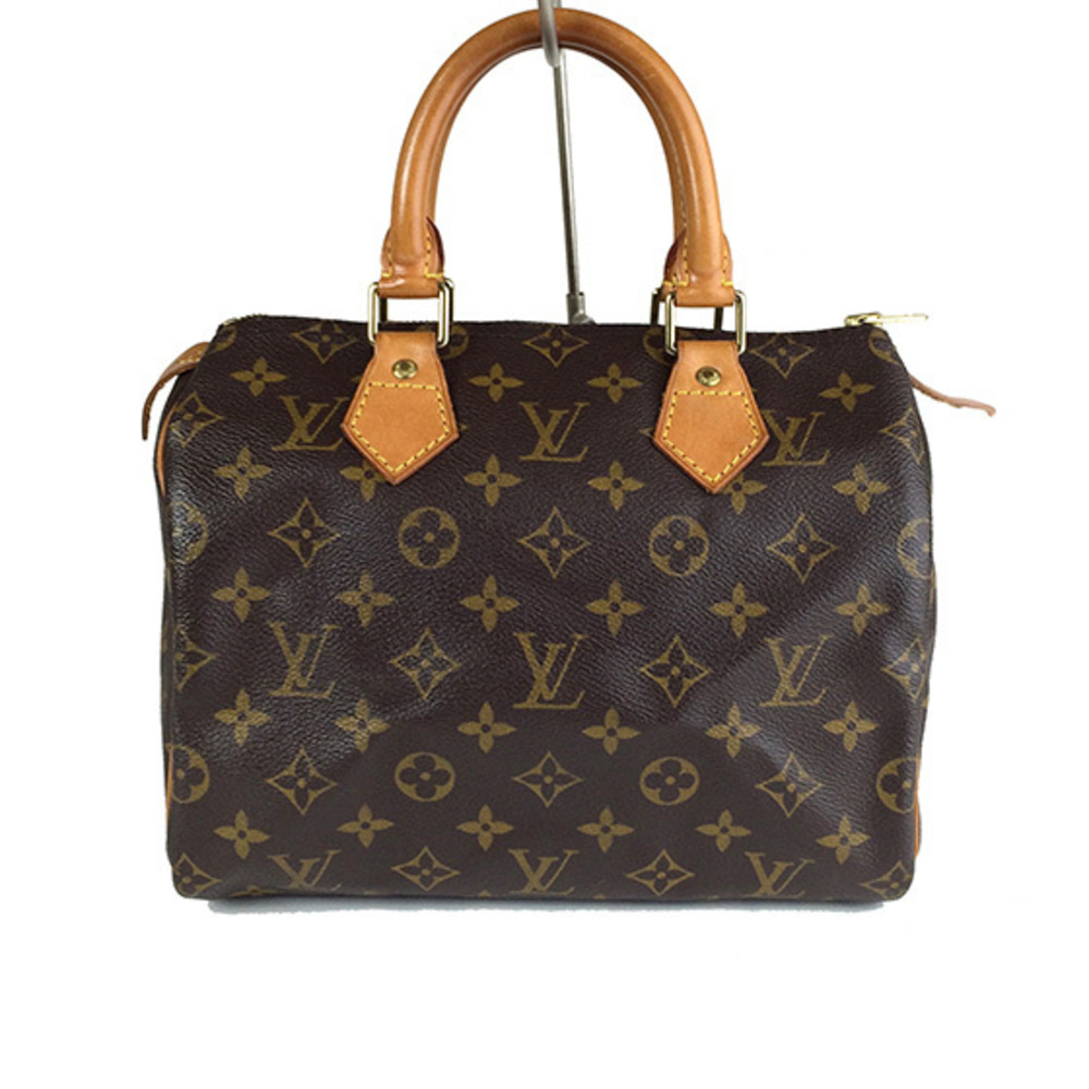 Louis Vuitton Monogram Speedy 25 Zipper Pull Boston Bag